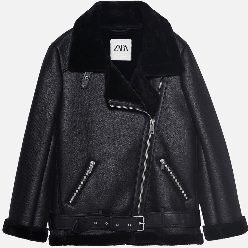 NEW Zara Shearling Jacket